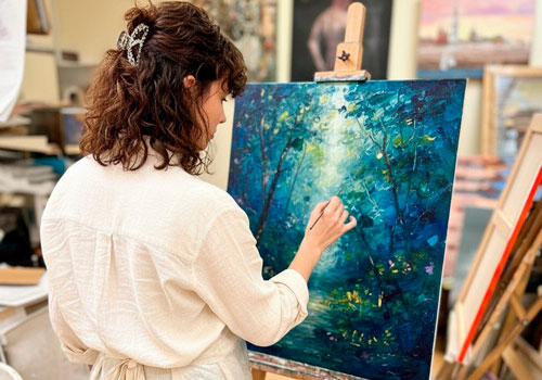 Мастер-класс по рисованию на выбор из 5 техник в Москве