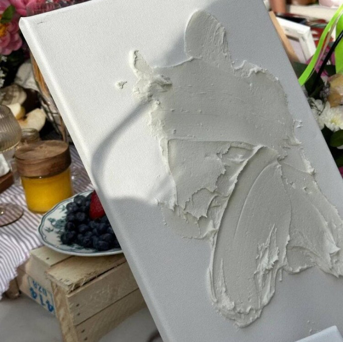 Мастер-класс Интерьерная картина фактурной пастой в Москве