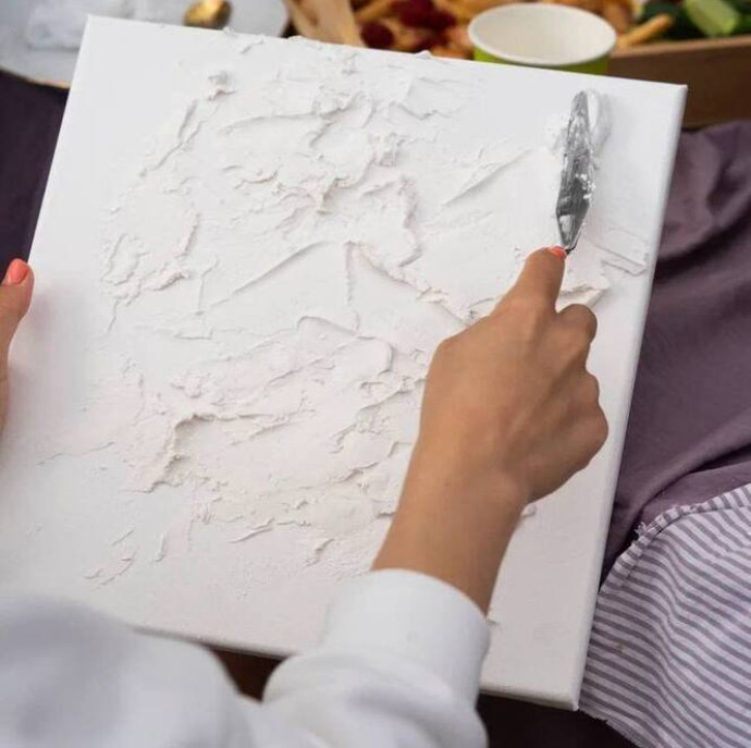 Мастер-класс Интерьерная картина фактурной пастой в Москве