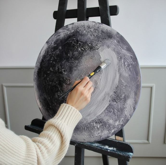 Мастер-класс Картина Луна в Москве