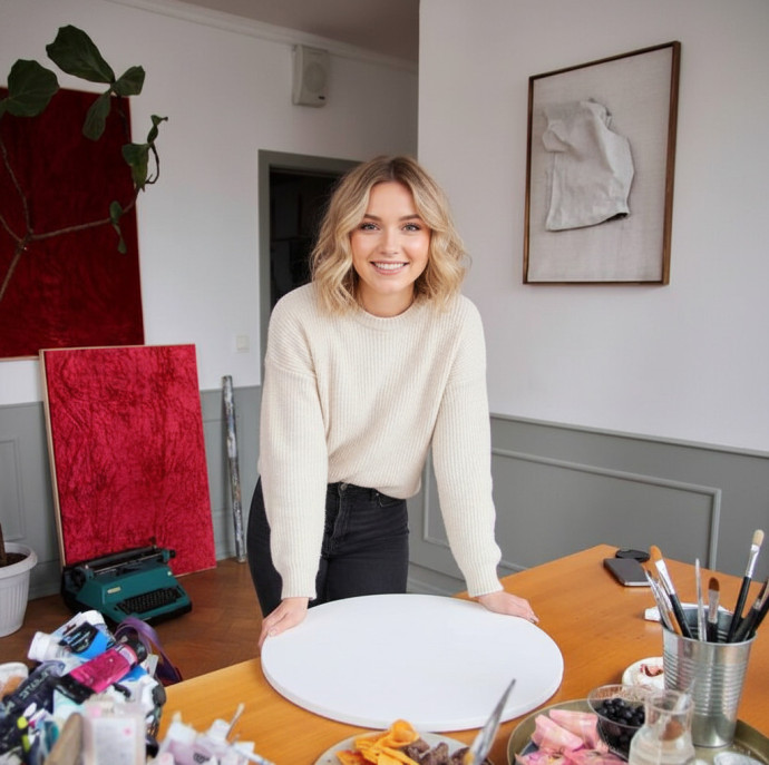 Мастер-класс Картина Луна в Москве