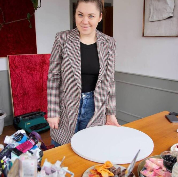 Мастер-класс Картина Луна в Москве