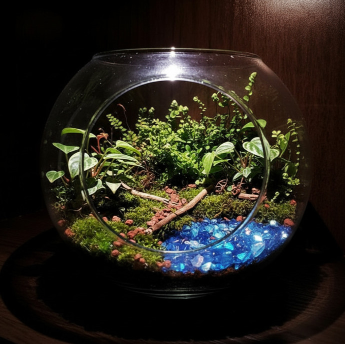 Мастер-класс создание флорариума в Москве