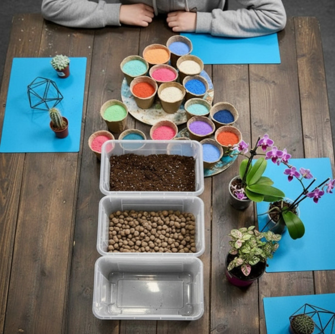 Мастер-класс создание флорариума в Москве