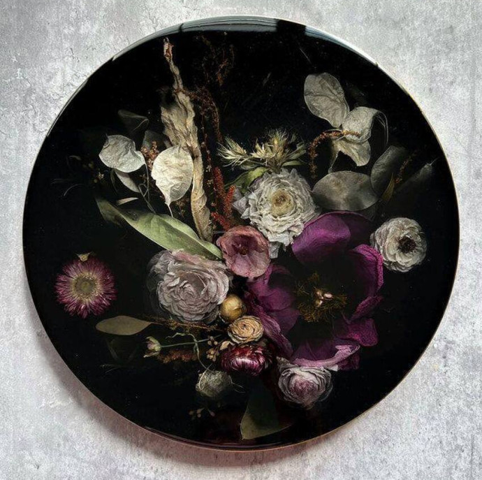 Мастер-класс Эпоксидный поднос - цветочное лето в мини-размере в Москве