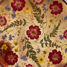 Мастер-класс Эпоксидный поднос - цветочное лето в мини-размере в Москве