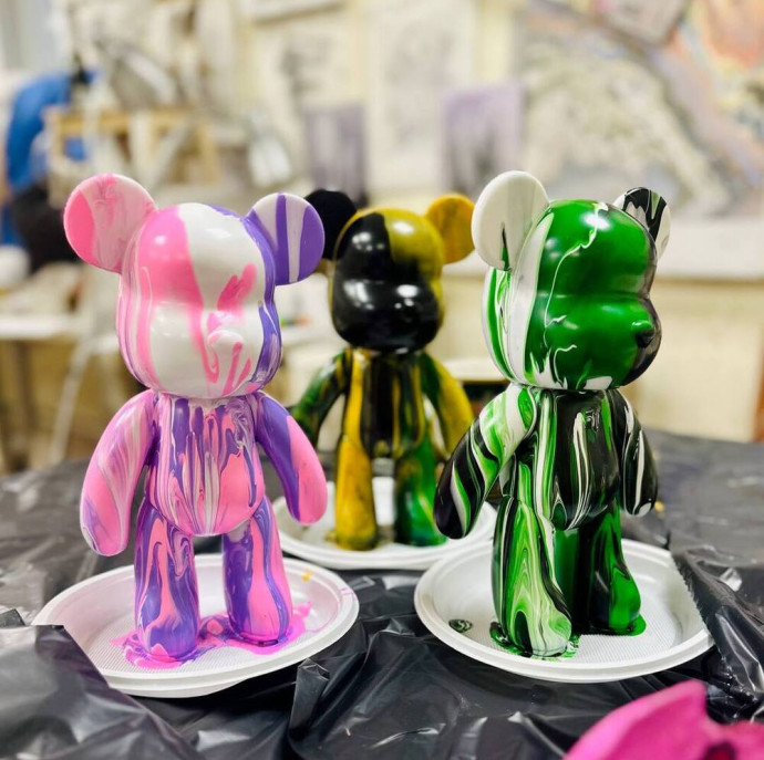 Мастер-класс Мишка Bear Brick Art в Москве