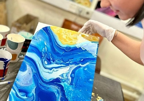 Мастер-класс по Флюид-Арт (Fluid Art) в Москве