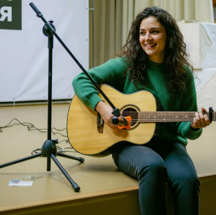 Абонемент на 4 урока игры на гитаре с основателем школы в Москве