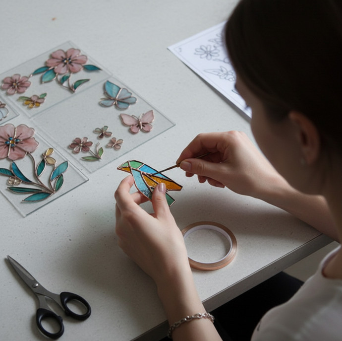 Мастер-класс Витражное украшение в Москве