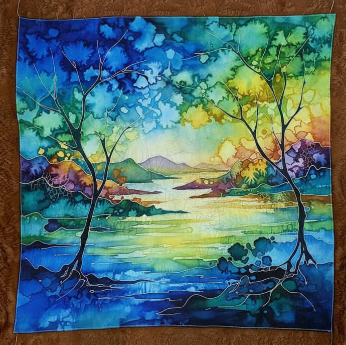 Групповой мастер-класс по батику в Москве