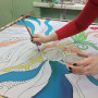 Групповой мастер-класс по батику в Москве