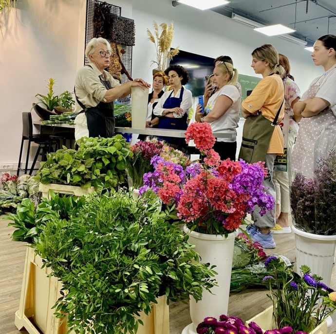 Обучающий курс Основы Европейской цветочной аранжировке в Москве