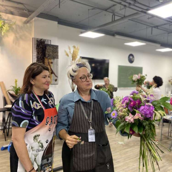 Обучающий курс Основы Европейской цветочной аранжировке в Москве