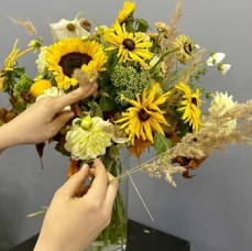 Обучающий курс Основы Европейской цветочной аранжировке в Москве