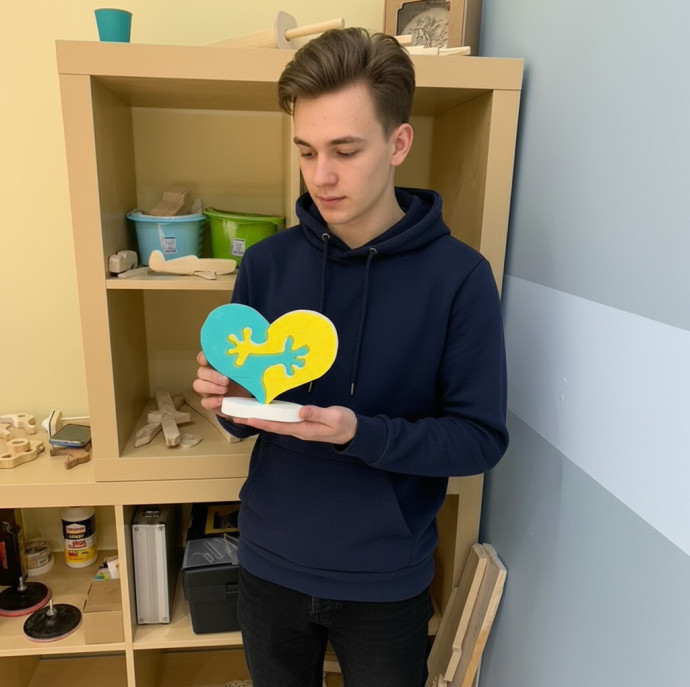 Занятие в столярной мастерской для детей в Москве