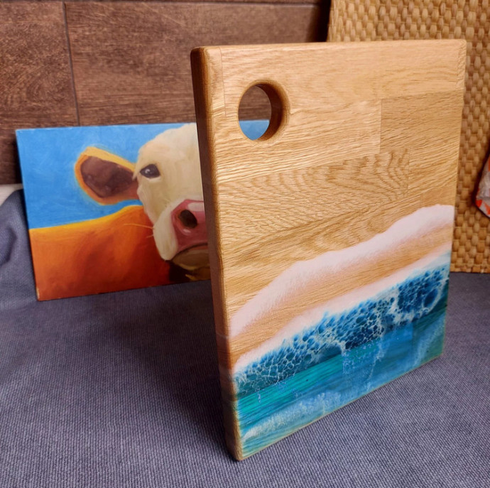 Мастер-класс в столярной мастерской Сервировочная доска в Москве