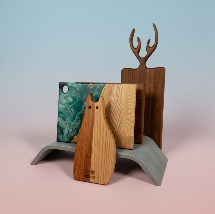 Мастер-класс в столярной мастерской Сервировочная доска в Москве