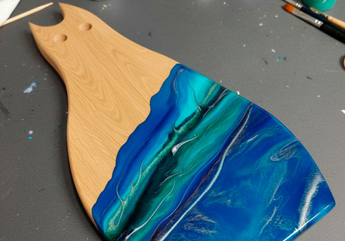 Мастер-класс в столярной мастерской Сервировочная доска в Москве