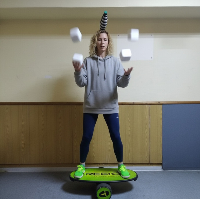 Жонглирование мячами и булавами в Москве