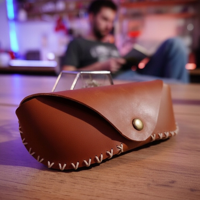 Мастер-класс по кожевничеству Футляр для очков в Москве