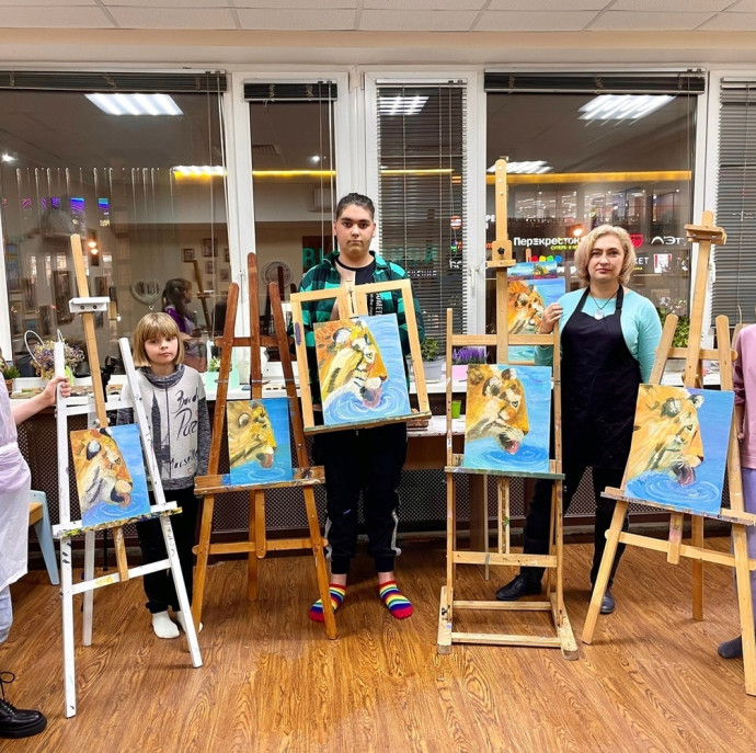 Занятия в художественной студии в Москве