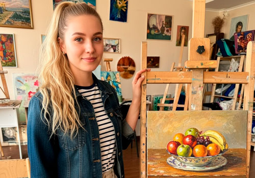 Занятия в художественной студии в Москве