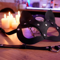 Мастер-класс по кожевничеству Маска Кошки и Чокер в Москве