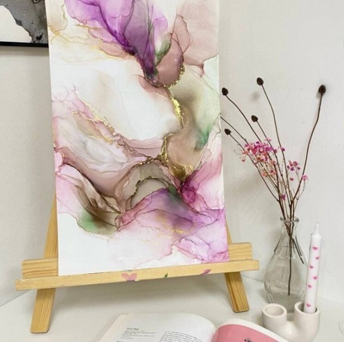 Мастер-класс по алкогольным чернилам в Москве