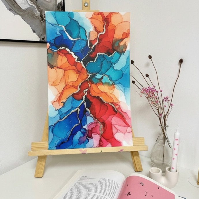 Мастер-класс по алкогольным чернилам в Москве