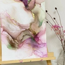 Мастер-класс по алкогольным чернилам в Москве