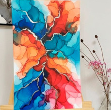 Мастер-класс по алкогольным чернилам в Москве