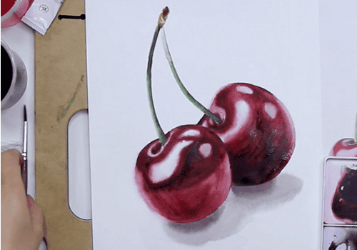 Онлайн курс Основы акварели для начинающих в Москве