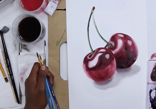 Онлайн курс Основы акварели для начинающих в Москве