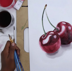 Онлайн курс Основы акварели для начинающих в Москве