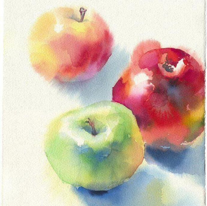 Онлайн курс Акварель Отработка базовых навыков в Москве