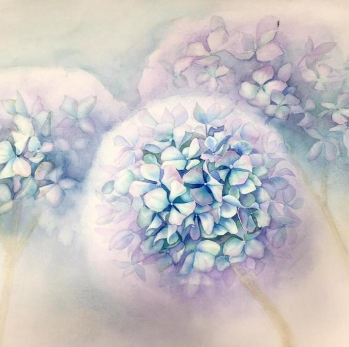 Онлайн курс Цветы акварелью в Москве