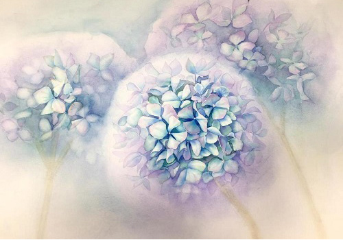 Онлайн курс Цветы акварелью в Москве