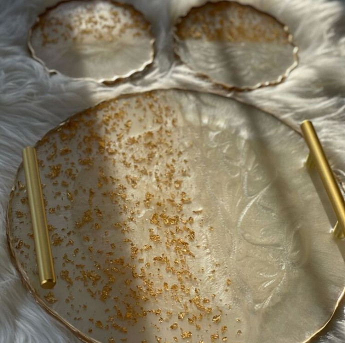 Мастер-класс Новогодние предметы интерьера с эпоксидной смолой в Москве