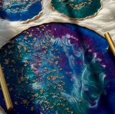 Мастер-класс Новогодние предметы интерьера с эпоксидной смолой в Москве