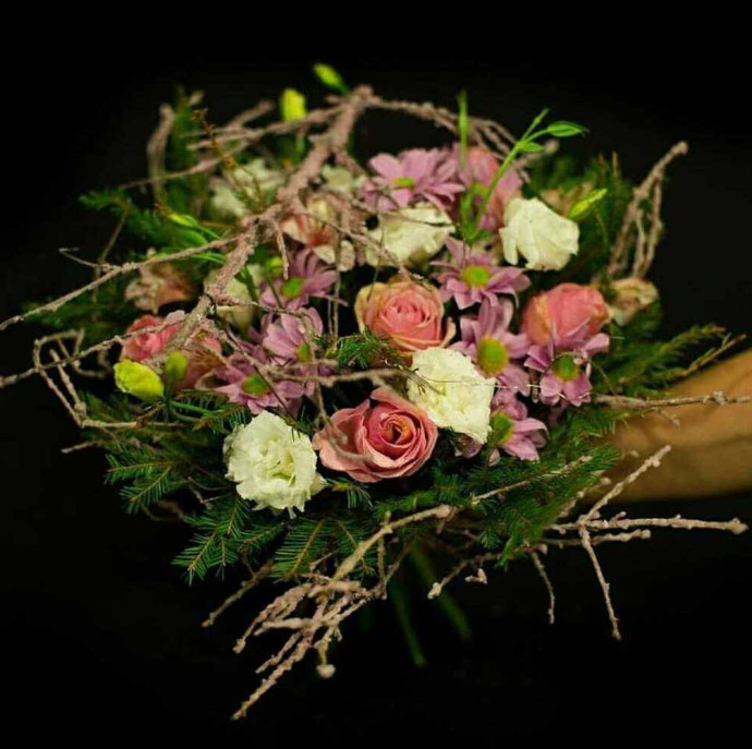 Мастер-класс Букет из срезанных цветов в Москве