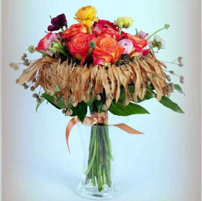 Мастер-класс Букет из срезанных цветов в Москве