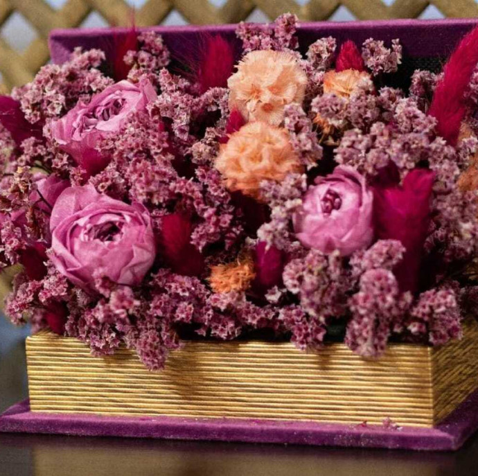 Мастер-класс Цветочная композиция в ящике в Москве