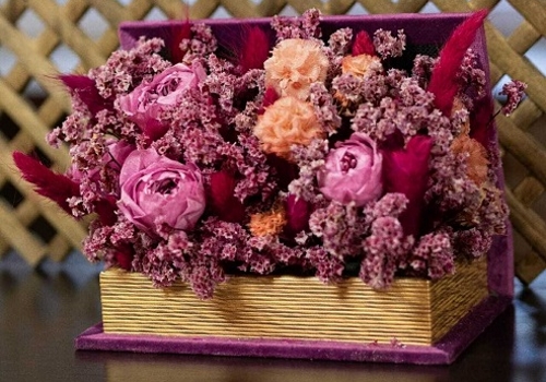 Мастер-класс Цветочная композиция в ящике в Москве