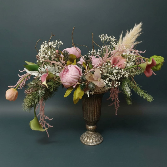 Мастер-класс Композиция с сухоцветами в Москве