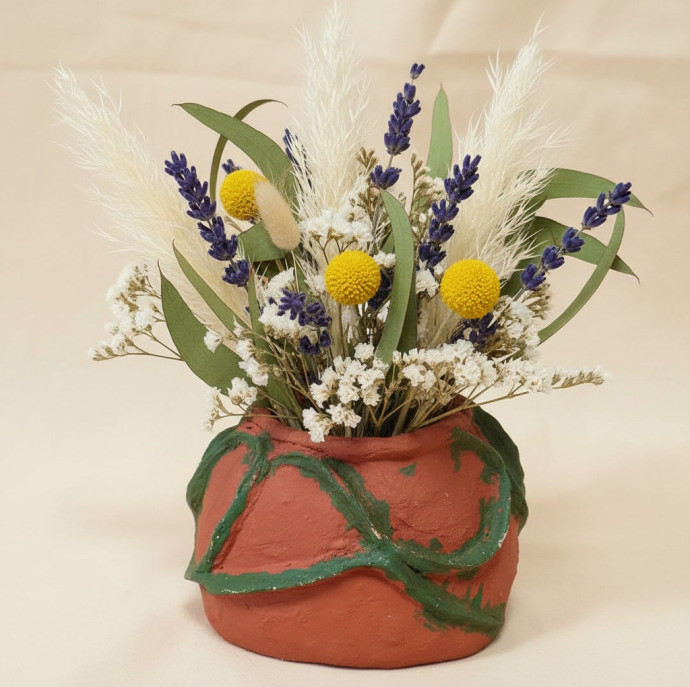 Мастер-класс Композиция с сухоцветами в Москве