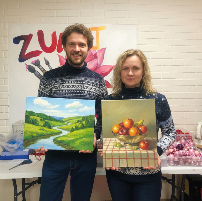 Мастер-класс Картина за 3 часа в Москве