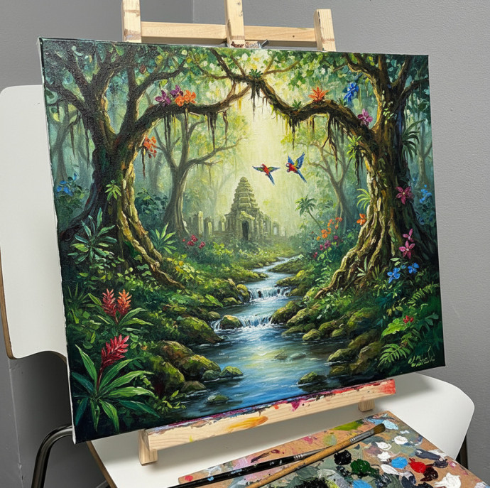 Мастер-класс Картина за 3 часа в Москве