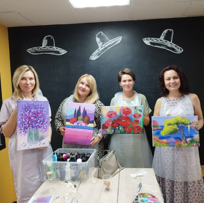 Мастер-класс Картина за 3 часа в Москве