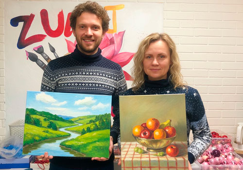 Мастер-класс Картина за 3 часа в Москве